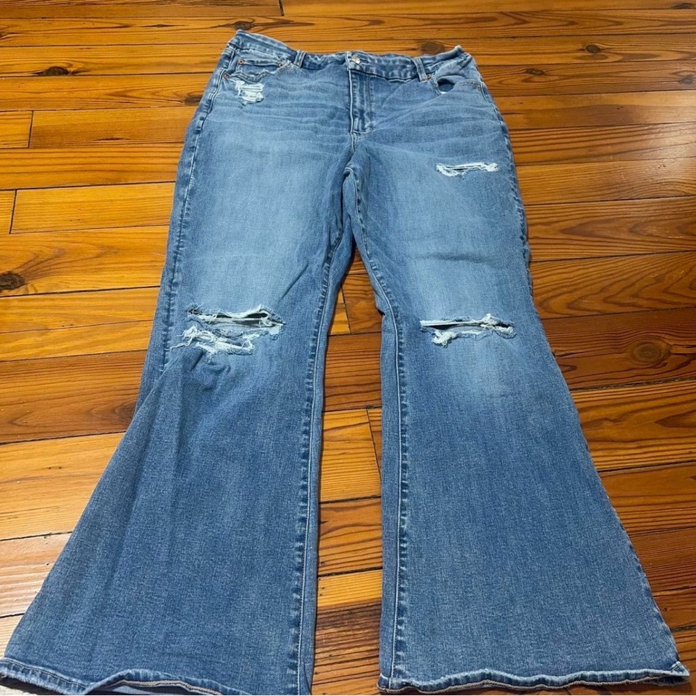 American Eagle Outfitters Light Blue Flare Jeans